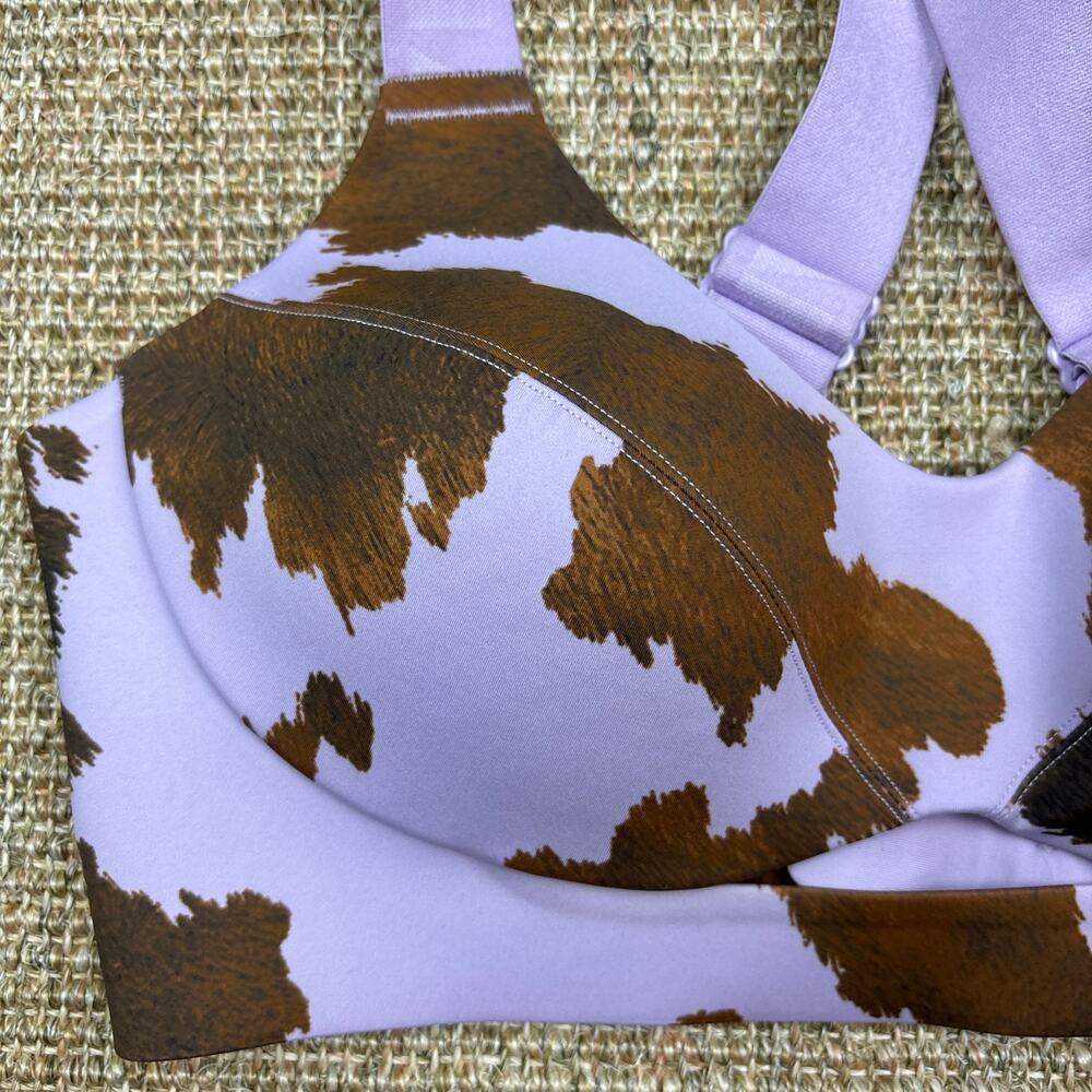 🐄 Adidas x Ivy Park | Size Small | Cow Print Sports Bra | Rodeo Drop - Picture 2 of 5